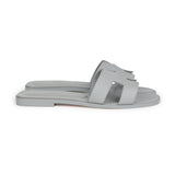 Hermes Oran Sandal Bleu Glacier Epsom 37 EU