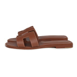 Hermes Oran Sandals Gold Box Calfskin 37.5 EU