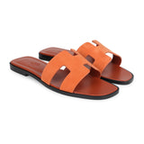 Hermes Oran Sandals Rose Bois De Santal Suede 37EU