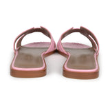 Hermes Oran Sandals Bubblegum Matte Alligator 38 EU