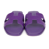 Hermes Oran Sandals Violet Majorette Calfskin 38.5 EU