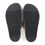 Hermes Chypre Sandals Etoupe Epsom Palladium Hardware 37 EU