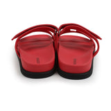 Hermes Chypre Techno Sandal Rose Vermillon Suede Palladium Hardware 38 EU