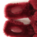 Hermes Oran Sandal Rouge H Shearling 37.5 EU