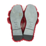 Hermes Oran Sandal Rouge H Shearling 37.5 EU