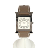 Hermes Heure H Small 25mm Watch Etoupe Swift