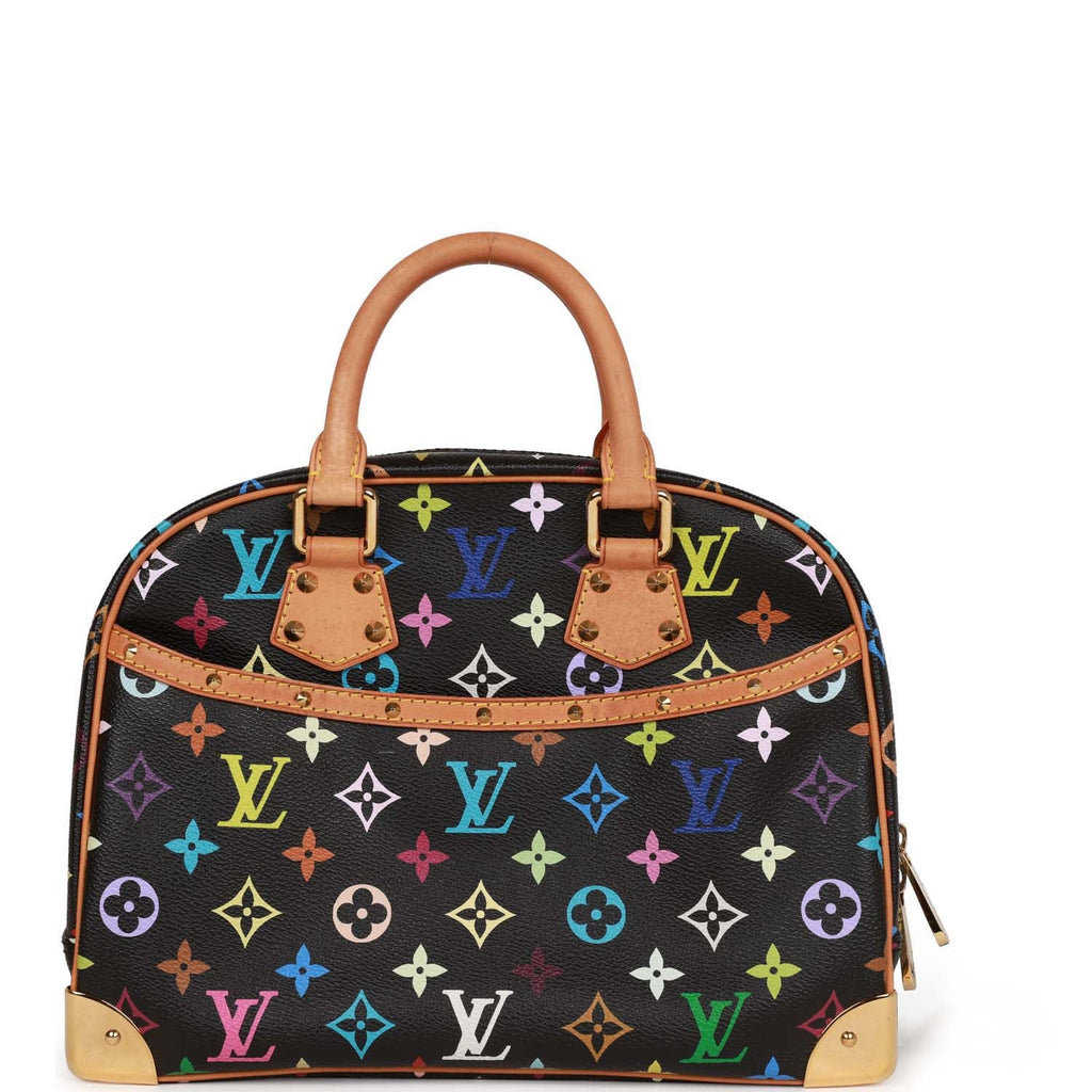 Multi Colo Monogram Vintage Louis Vuitton Monogram Multicolor Black Trouville