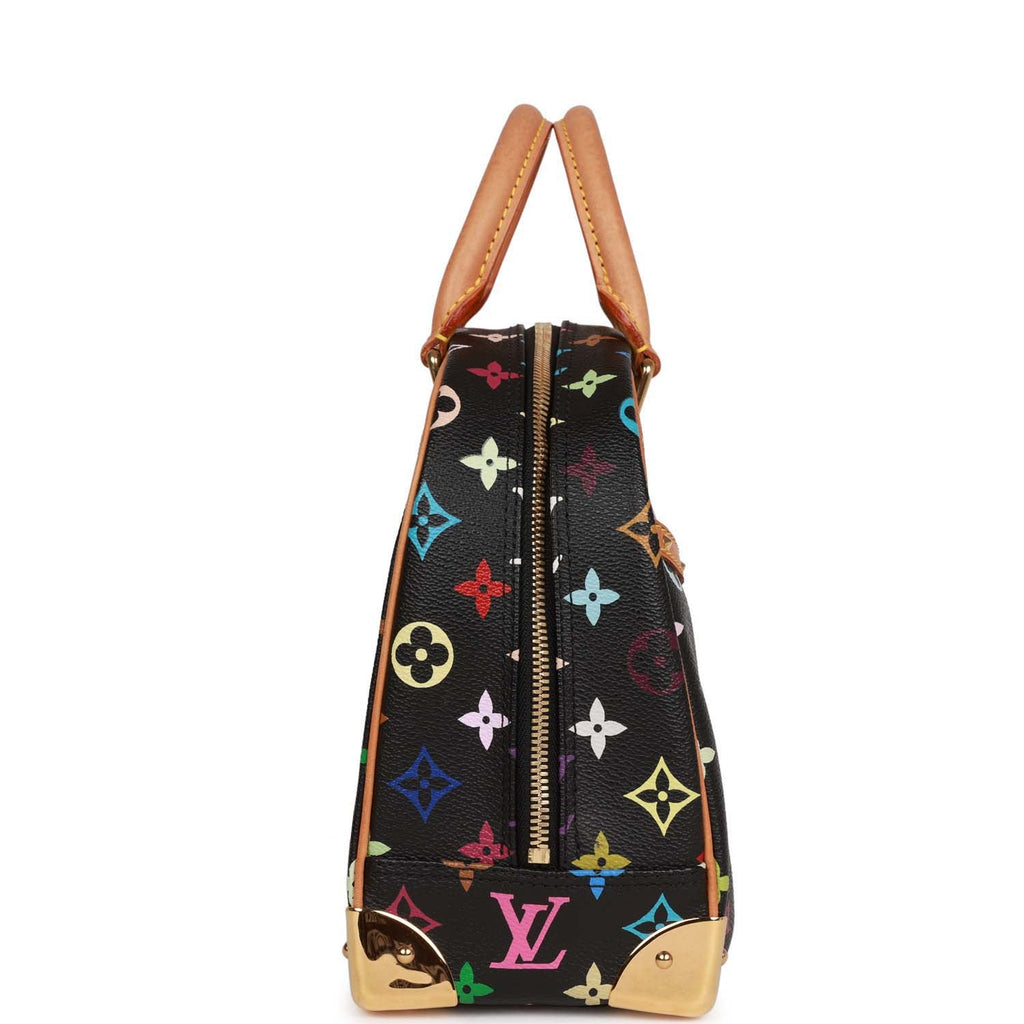 Vintage Louis Vuitton Monogram Multicolor Black Trouville