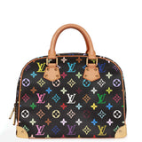 Vintage Louis Vuitton Monogram Multicolor Black Trouville