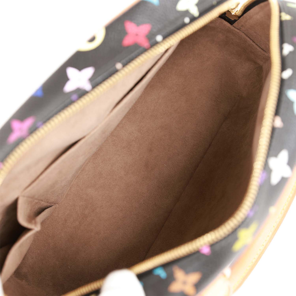 Vintage Louis Vuitton Monogram Multicolor Black Trouville