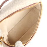 Loro Piana Extra Pocket L19 Pouch Ancient Paper and Sun Gold Cashmere and Silk Gold Hardware