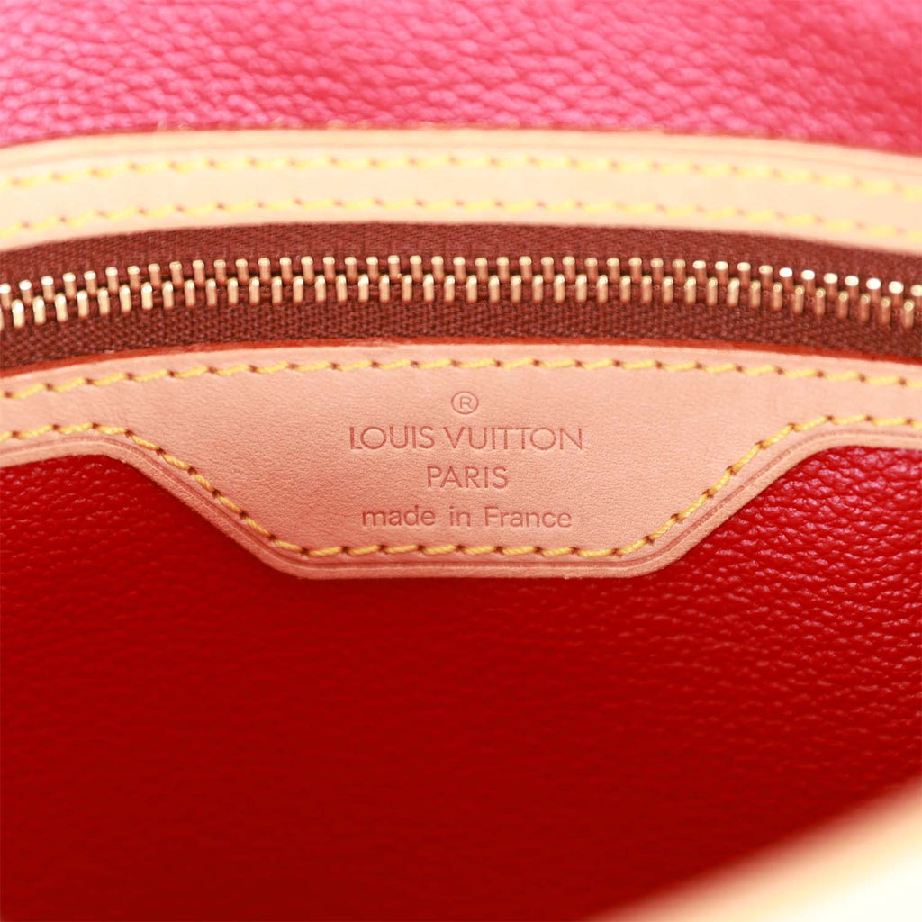 pink and red lv bag
