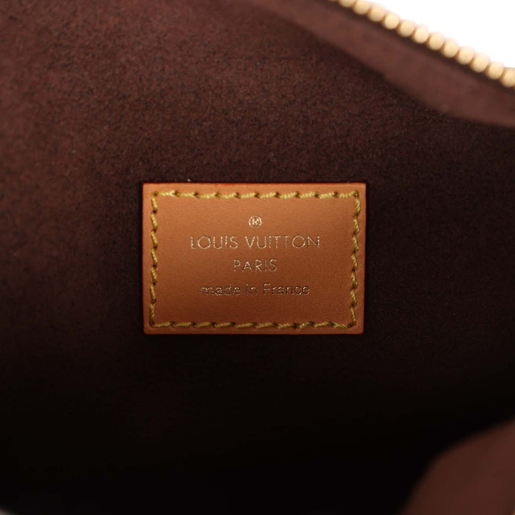 LOUIS VUITTON side trunk Monogram/Calf Leather Noir M21709