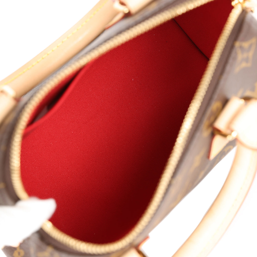 Speedy vinyl handbag Louis Vuitton Gold in Vinyl - 32806497