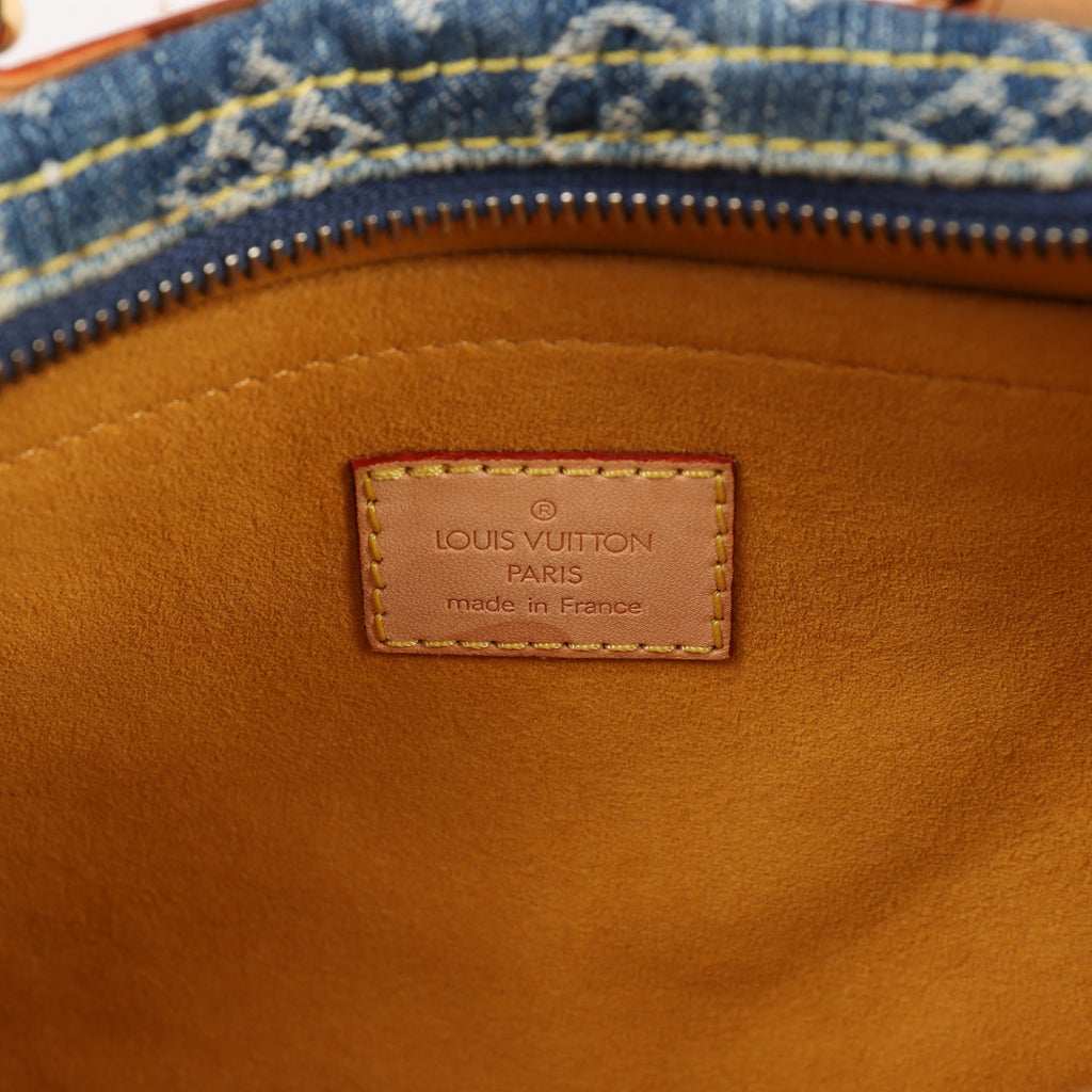 Louis Vuitton Blue Monogram Denim Neo Speedy Bag – The Closet
