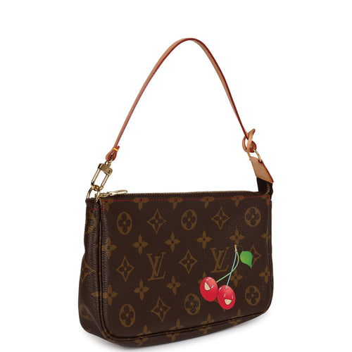Louis Vuitton Keepall 45 Takashi Murakami Cerises Cherry Monogram Travel  Bag