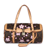 Vintage Louis Vuitton X Takashi Murakami Papillon Monogram Cherry Blossom Gold Hardware