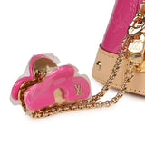 Louis Vuitton Alma BB Neon Pink Monogram Vernis Gold Hardware