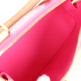 Louis Vuitton Alma BB Neon Pink Monogram Vernis Gold Hardware