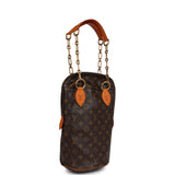 Louis Vuitton x Karl Lagerfeld Iconoclast Mini Punching Bag Brown Monogram Canvas Brass Hardware