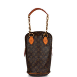 Louis Vuitton x Karl Lagerfeld Iconoclast Mini Punching Bag Brown Monogram Canvas Brass Hardware