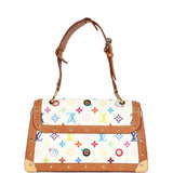 Vintage Louis Vuitton x Takashi Murakami Eye Need You Bag White Multicolored Gold Hardware