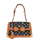 Vintage Louis Vuitton x Takashi Murakami Eye Need You Bag Black Multicolored Monogram Gold Hardware