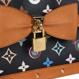 Vintage Louis Vuitton x Takashi Murakami Eye Need You Bag Black Multicolored Monogram Gold Hardware