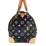 Pre-owned Louis Vuitton x Takashi Murakami Speedy 30 Black Multicolored Monogram Gold Hardware