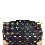 Pre-owned Louis Vuitton x Takashi Murakami Speedy 30 Black Multicolored Monogram Gold Hardware