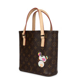 Louis Vuitton X Takashi Murakami Vavin PM Brown Monogram Panda Gold Hardware