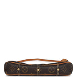 Pre-owned Louis Vuitton Pochette Accessories Brown Monogram Rivet Gold Hardware