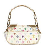 Pre-owned Louis Vuitton x Takashi Murakami Marilyn Bag White Multicolored Monogram Gold Hardware