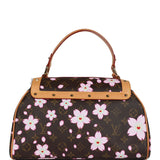 Vintage Louis Vuitton x Takashi Murakami Sac Retro PM Brown Monogram Cherry Blossom Gold Hardware