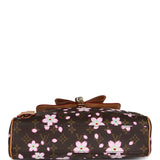 Vintage Louis Vuitton x Takashi Murakami Sac Retro PM Brown Monogram Cherry Blossom Gold Hardware