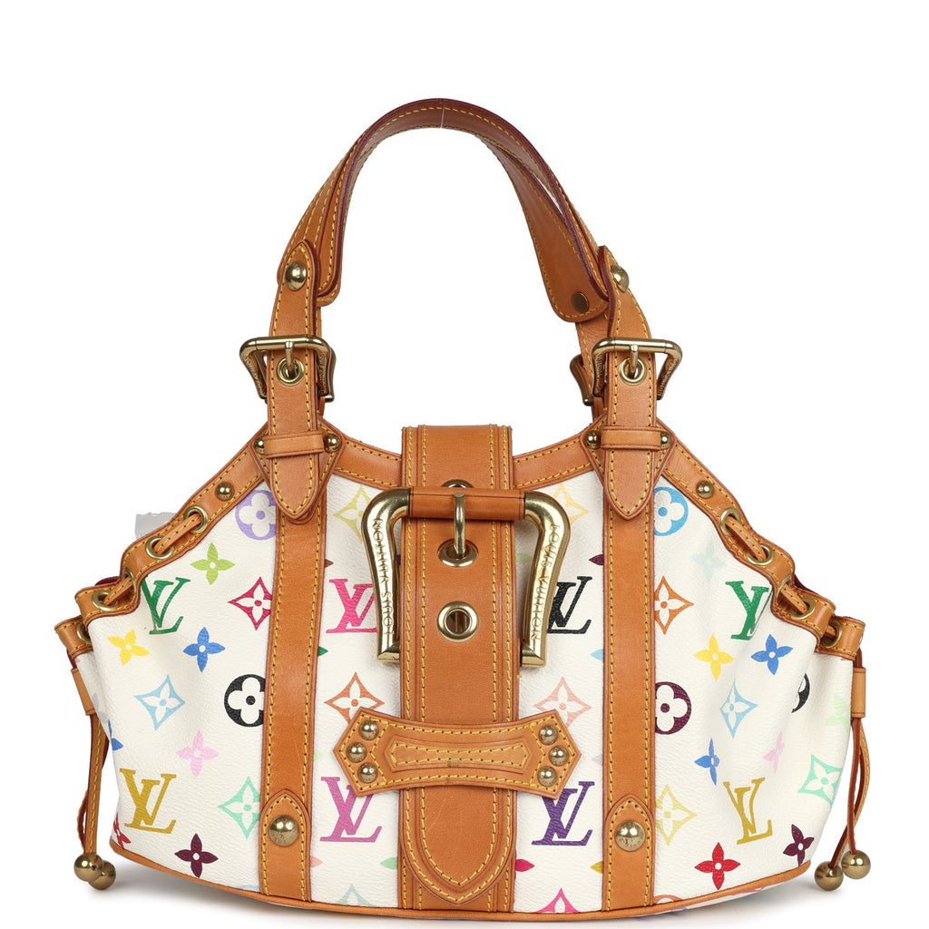 Vintage Louis Vuitton x Takashi Murakami Theda GM White Multicolor Mon