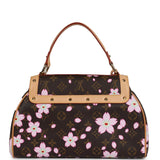 Vintage Louis Vuitton x Takashi Murakami Sac Retro PM Brown Monogram Cherry Blossom Gold Hardware