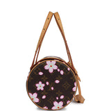 Vintage Louis Vuitton X Takashi Murakami Papillon Brown Monogram Cherry Blossom Gold Hardware