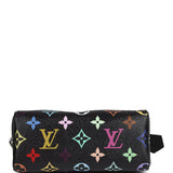 Louis Vuitton X Murakami Nano Speedy Bag Black Multicolor Monogram Silver Hardware - Thumbnail View 7
