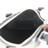 Louis Vuitton X Murakami Nano Speedy Bag Black Multicolor Monogram Silver Hardware - Thumbnail View 9
