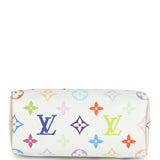 Louis Vuitton X Murakami Nano Speedy Bag White Multicolor Monogram Gold Hardware - Thumbnail View 7