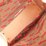 Louis Vuitton X Takashi Murakami On The Go GM Cherry Brown Monogram Vinyl Gold Hardware