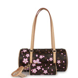 Louis Vuitton X Takashi Murakami Cherry Blossom Papillon Brown and Pink Monogram Gold Hardware - Thumbnail View 8