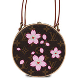 Louis Vuitton X Takashi Murakami Cherry Blossom Papillon Brown and Pink Monogram Gold Hardware - Thumbnail View 4
