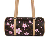Louis Vuitton X Takashi Murakami Cherry Blossom Papillon Brown and Pink Monogram Gold Hardware - Thumbnail View 5