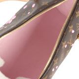 Louis Vuitton X Takashi Murakami Cherry Blossom Papillon Brown and Pink Monogram Gold Hardware - Thumbnail View 9