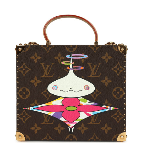 Vintage Louis Vuitton x Takashi Murakami Onion Head Jewelry Trunk Brown Multi Monogram Brass Hardware