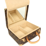 Vintage Louis Vuitton x Takashi Murakami Flower Head Jewelry Trunk Brown Multi Monogram Brass Hardware