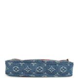 Louis Vuitton X Takashi Murakami Cherry Pochette Accessories Denim Monogram Gold Hardware