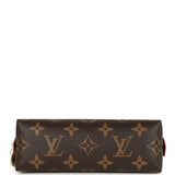Louis Vuitton X Takashi Murakami Cherry Cosmetic Pouch Brown Monogram Gold Hardware